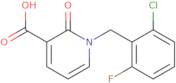 1-[(2-Chloro-6-fluorophenyl)methyl]-2-oxo-1,2-dihydropyridine-3-carboxylic acid