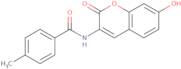 N-(7-Hydroxy-2-oxo-2H-chromen-3-yl)-4-methylbenzamide