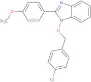 4-{1-[(4-Chlorobenzyl)oxy]-1H-1,3-benzimidazol-2-yl}phenyl methyl ether