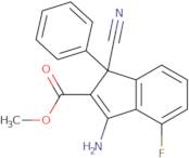 Methyl 3-amino-1-cyano-4-fluoro-1-phenyl-1H-indene-2-carboxylate