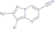 3-Bromo-2-methylpyrazolo[1,5-a]pyrimidine-6-carbonitrile