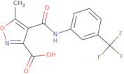 5-Methyl-4-{[3-(trifluoromethyl)anilino]carbonyl}-3-isoxazolecarboxylic acid