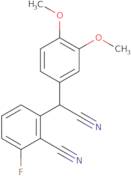 2-[Cyano(3,4-dimethoxyphenyl)methyl]-6-fluorobenzenecarbonitrile