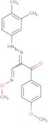 2-[2-(3,4-Dimethylphenyl)hydrazono]-3-(4-methoxyphenyl)-3-oxopropanal o-methyloxime