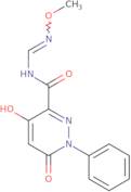 4-Hydroxy-N-[(methoxyimino)methyl]-6-oxo-1-phenyl-1,6-dihydro-3-pyridazinecarboxamide