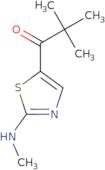 2,2-Dimethyl-1-[2-(methylamino)-1,3-thiazol-5-yl]-1-propanone