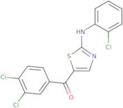 [2-(2-Chloroanilino)-1,3-thiazol-5-yl](3,4-dichlorophenyl)methanone