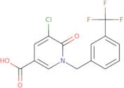 5-Chloro-6-oxo-1-[3-(trifluoromethyl)benzyl]-1,6-dihydro-3-pyridinecarboxylic acid