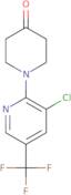 1-[3-Chloro-5-(trifluoromethyl)pyridin-2-yl]piperidin-4-one