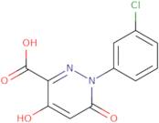 1-(3-Chlorophenyl)-4-hydroxy-6-oxo-1,6-dihydro-3-pyridazinecarboxylic acid