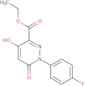 Ethyl 1-(4-fluorophenyl)-4-hydroxy-6-oxo-1,6-dihydropyridazine-3-carboxylate