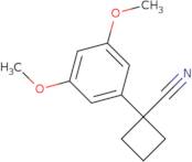 1-(3,5-Dimethoxyphenyl)cyclobutane-1-carbonitrile