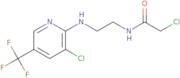 2-Chloro-N-(2-{[3-chloro-5-(trifluoromethyl)pyridin-2-yl]amino}ethyl)acetamide