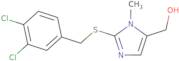 {2-[(3,4-Dichlorobenzyl)sulfanyl]-1-methyl-1H-imidazol-5-yl}methanol