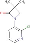 1-(2-Chloropyridin-3-yl)-3,3-dimethylazetidin-2-one