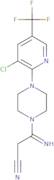 3-{4-[3-Chloro-5-(trifluoromethyl)pyridin-2-yl]piperazin-1-yl}-3-iminopropionitrile