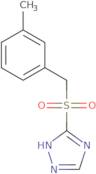 3-[(3-Methylphenyl)methanesulfonyl]-1H-1,2,4-triazole