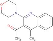 1-[4-Methyl-2-(morpholin-4-yl)quinolin-3-yl]ethan-1-one