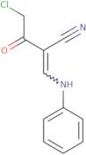 (2Z)-4-Chloro-3-oxo-2-[(phenylamino)methylidene]butanenitrile