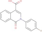 2-(4-Fluorophenyl)-1-oxo-1,2-dihydroisoquinoline-4-carboxylic acid