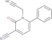 2-Oxo-6-phenyl-1-(prop-2-yn-1-yl)-1,2-dihydropyridine-3-carbonitrile