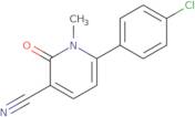 6-(4-Chlorophenyl)-1-methyl-2-oxo-1,2-dihydropyridine-3-carbonitrile