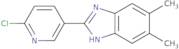 2-(6-Chloro-3-pyridinyl)-5,6-dimethyl-1H-1,3-benzimidazole