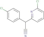 2-(4-Chlorophenyl)-2-(6-chloropyridin-2-yl)acetonitrile