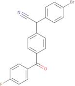 2-(4-Bromophenyl)-2-[4-(4-fluorobenzoyl)phenyl]acetonitrile