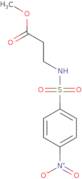 Methyl N-[(4-nitrophenyl)sulfonyl]-β-alaninate