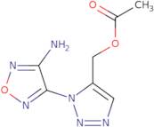 Acetic acid 3-(4-amino-furazan-3-yl)-3H-[1,2,3]triazol-4-ylmethyl ester
