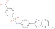 (4-(6-methylbenzothiazol-2-yl)phenyl)((4-nitrophenyl)sulfonyl)amine