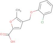 4-[(2-Chlorophenoxy)methyl]-5-methylfuran-2-carboxylic acid