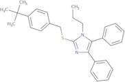 2-{[4-(tert-Butyl)benzyl]sulfanyl}-4,5-diphenyl-1-propyl-1H-imidazole