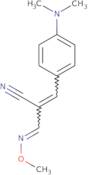 (2Z)-3-[4-(Dimethylamino)phenyl]-2-[(1E)-(methoxyimino)methyl]prop-2-enenitrile