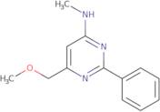 6-(Methoxymethyl)-N-methyl-2-phenylpyrimidin-4-amine