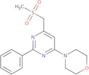 Methyl (6-morpholino-2-phenyl-4-pyrimidinyl)methyl sulfone