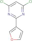 4,6-Dichloro-2-(furan-3-yl)pyrimidine