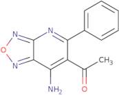 1-(7-Amino-5-phenyl-[1,2,5]oxadiazolo[3,4-b]pyridin-6-yl)-ethanone