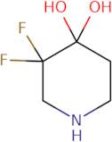 3,3-Difluoropiperidine-4,4-diol