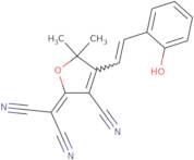 2-{3-Cyano-4-[(E)-2-(2-hydroxyphenyl)ethenyl]-5,5-dimethyl-2,5-dihydrofuran-2-ylidene}propanedin...