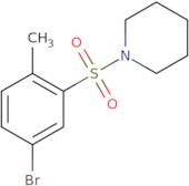 1-(5-Bromo-2-methylbenzenesulfonyl)piperidine