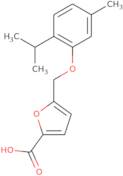 5-{[5-Methyl-2-(propan-2-yl)phenoxy]methyl}furan-2-carboxylic acid