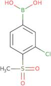 (3-Chloro-4-methanesulfonylphenyl)boronic acid