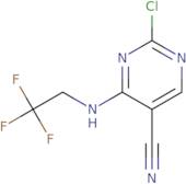 2-Chloro-4-[(2,2,2-trifluoroethyl)amino]pyrimidine-5-carbonitrile