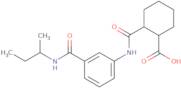 2-({3-[(Sec-butylamino)carbonyl]anilino}carbonyl)-cyclohexanecarboxylic acid