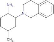 2-(3,4-Dihydroisoquinolin-2(1H)-yl)-4-methylcyclohexanamine