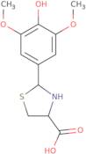 (4R)-2-(4-Hydroxy-3,5-dimethoxyphenyl)-1,3-thiazolidine-4-carboxylic acid