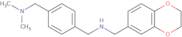 [(2,3-Dihydro-1,4-benzodioxin-6-yl)methyl]({4-[(dimethylamino)methyl]phenyl}methyl)amine