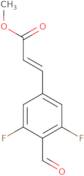 (E)-Methyl 3-(3,5-difluoro-4-formylphenyl)acrylate